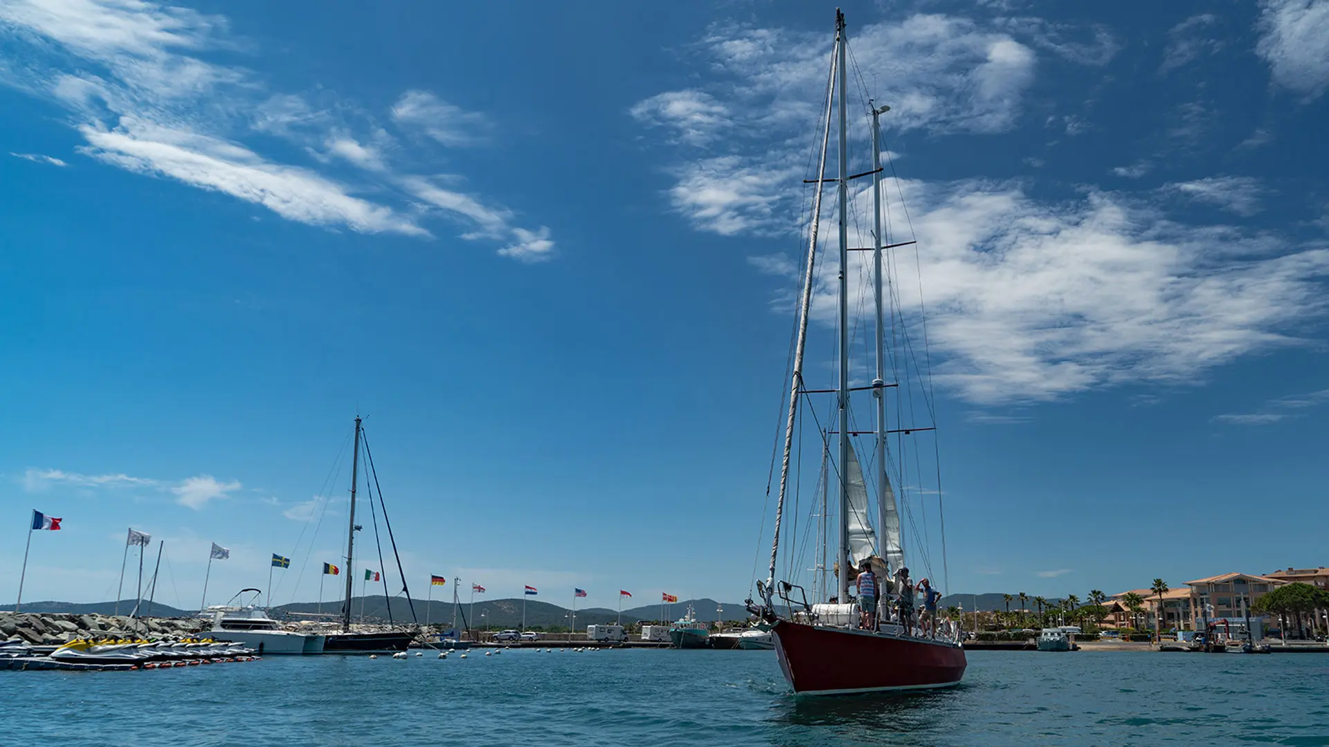 Les voiles de Saint-Tropez en voilier