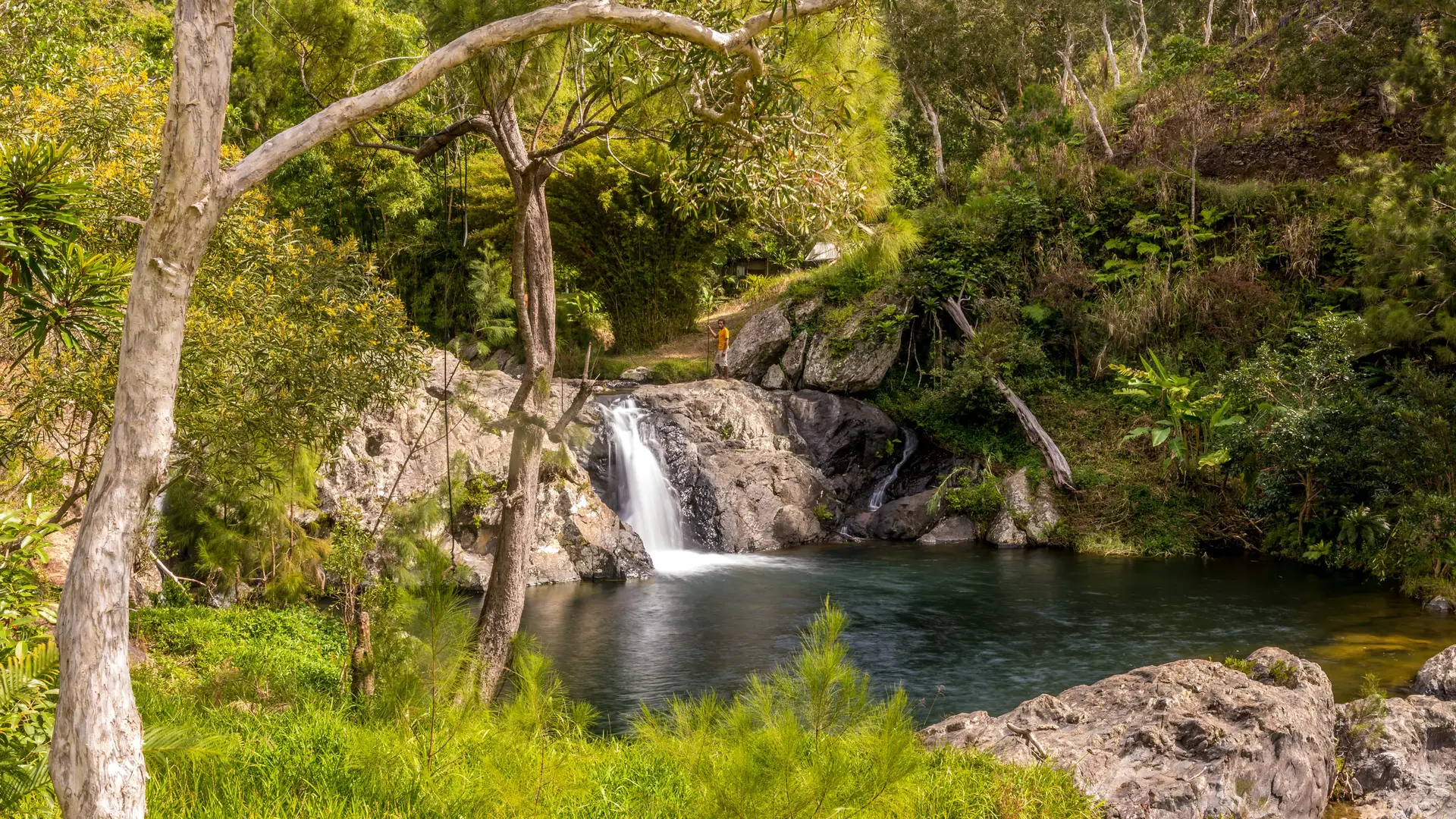 cascade, tribu d'Emma, Canala, sud minier, paysage