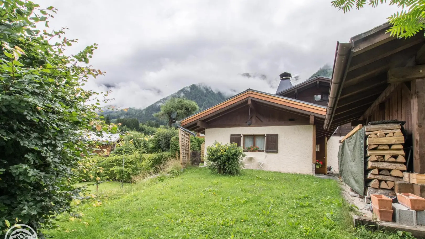 Vue arrière du gîte