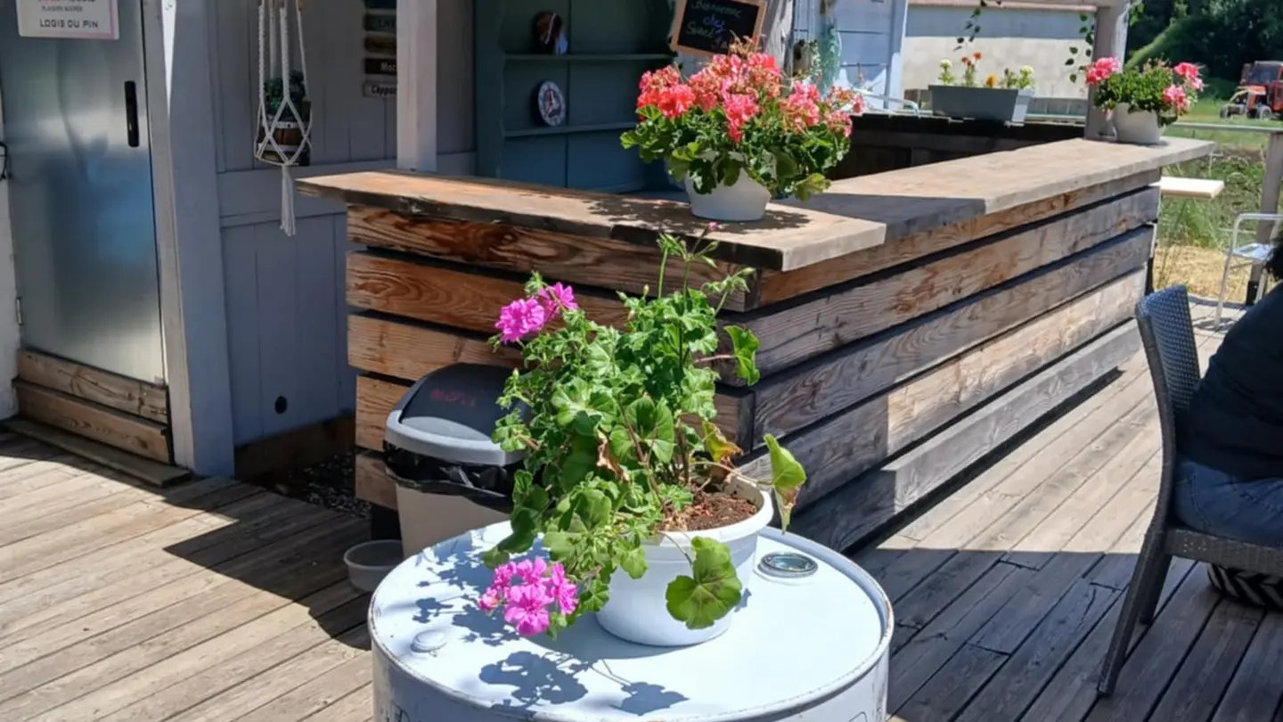 Terrasse ombragée