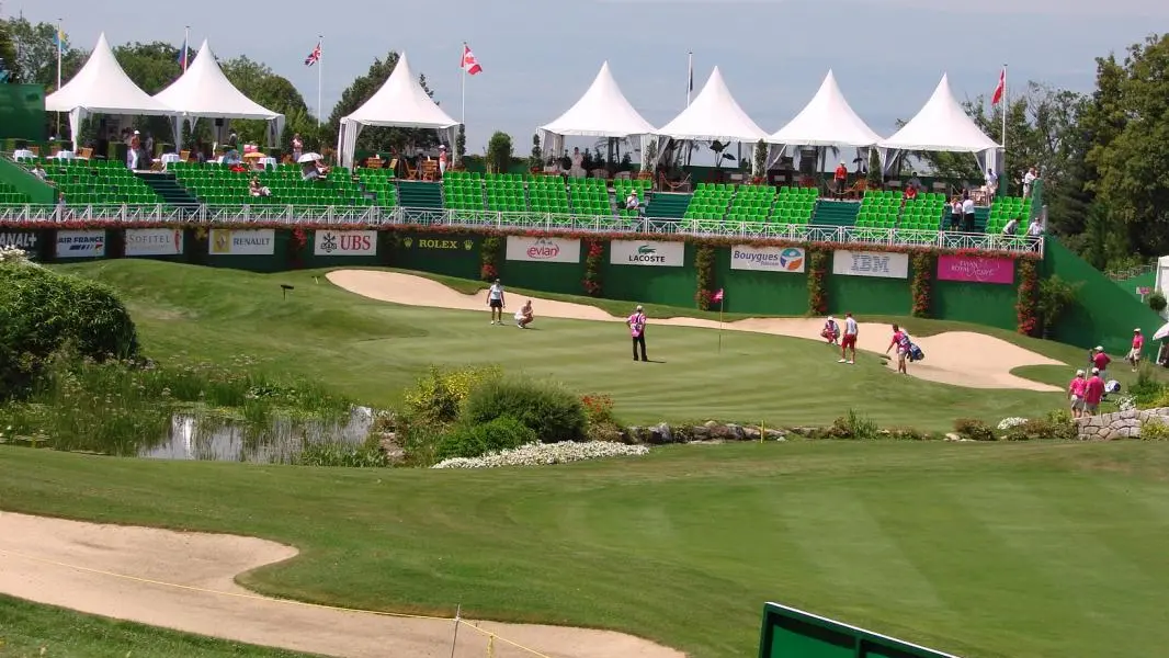 Evian : son golf et le master en septembre