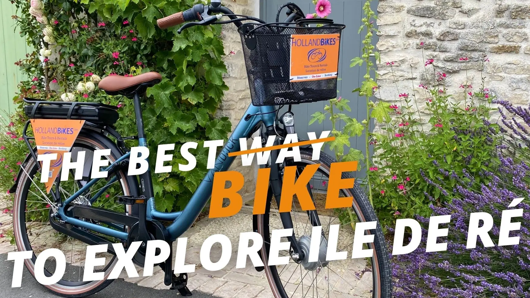 Slogan « The best bike to explore île de Ré »