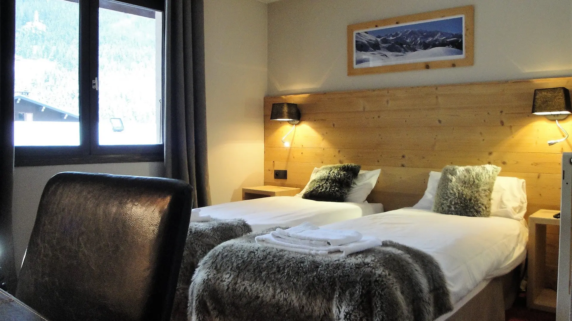 hotel du bois les houches chambre twin 2