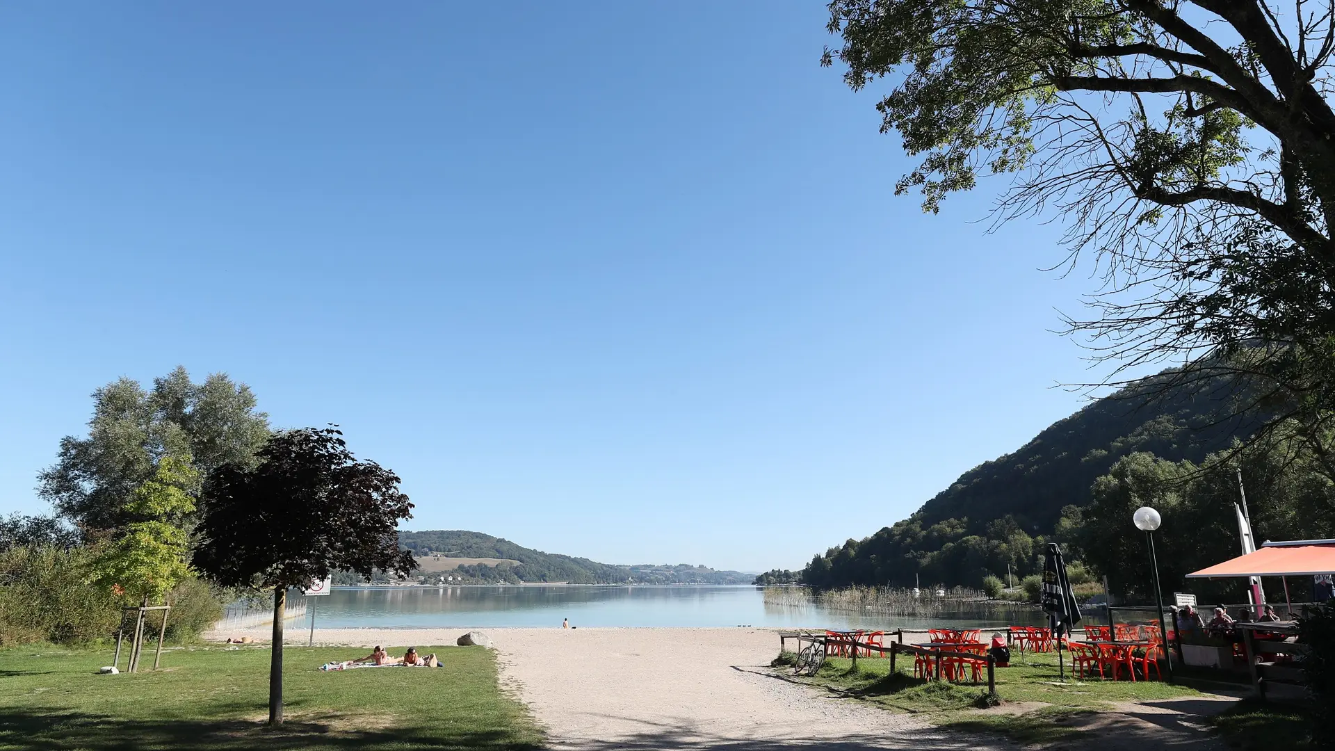 Plage de Charavines