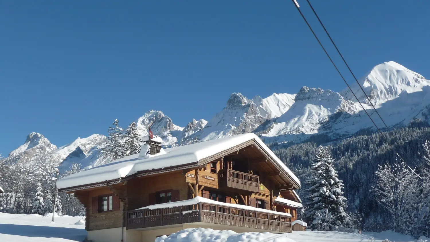 chalet hiver