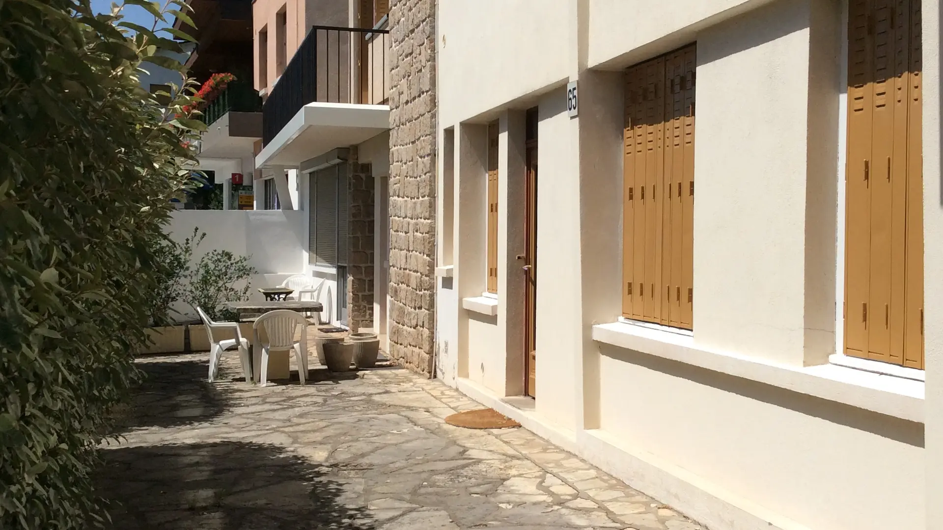 Terrasse avant appartement