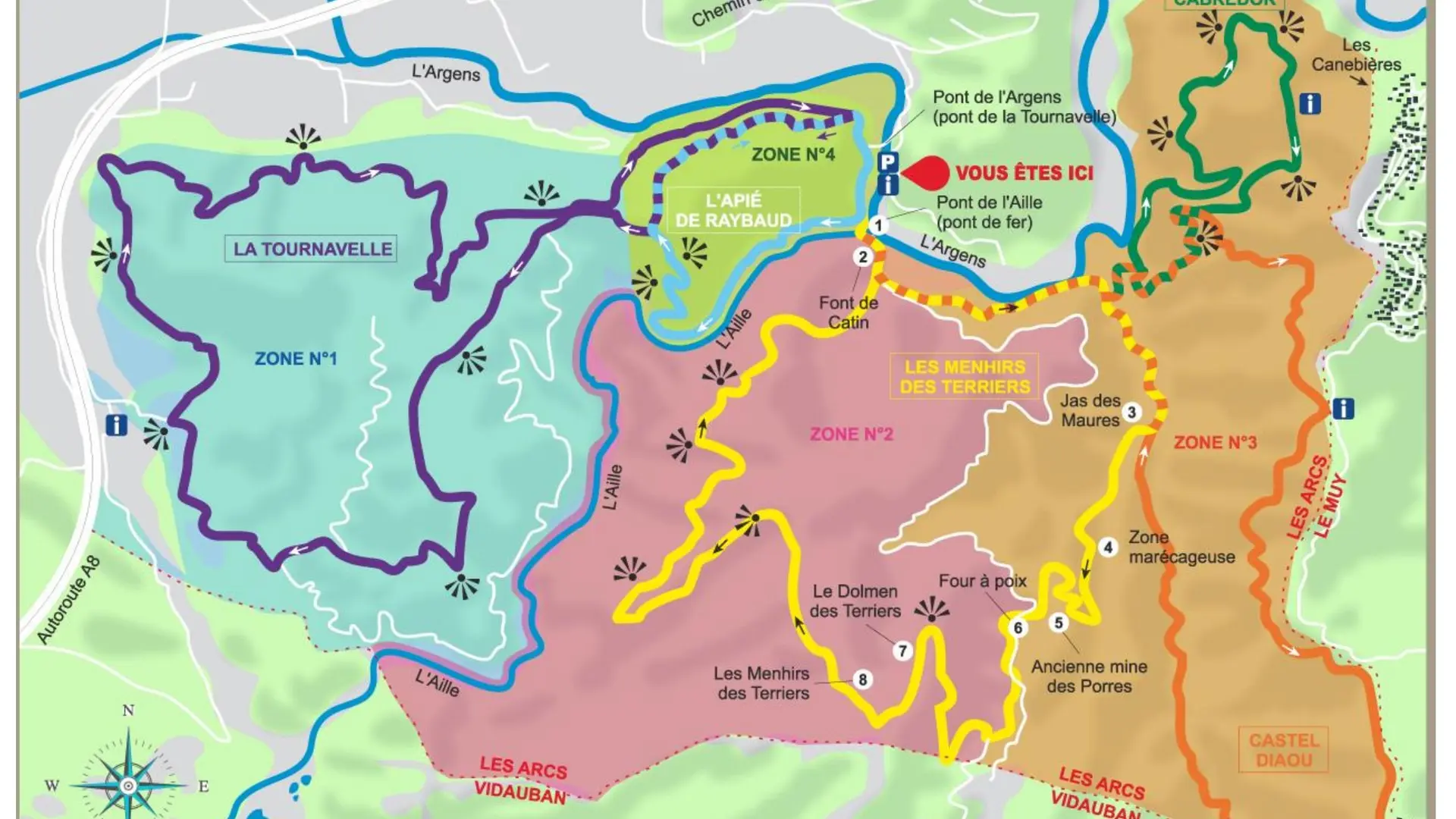 Randonnées Les Arcs sur Argens