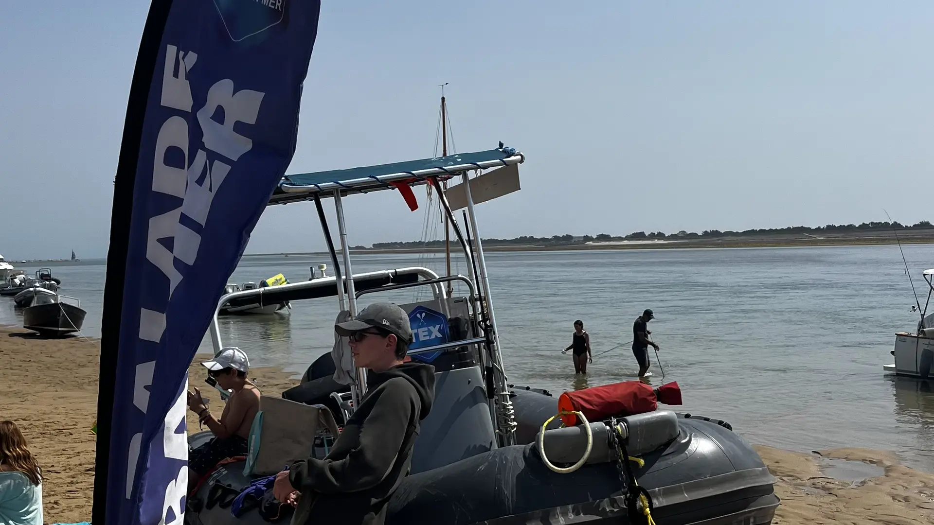 Balade en mer au banc du Bûcheron