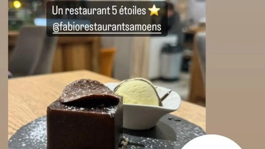 Exemple de desserts du Fabio Restaurant Grand Massif - Vallée du Giffre