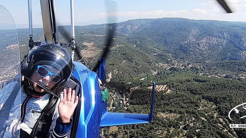 Vol en ULM vers les Monts de Vaucluse