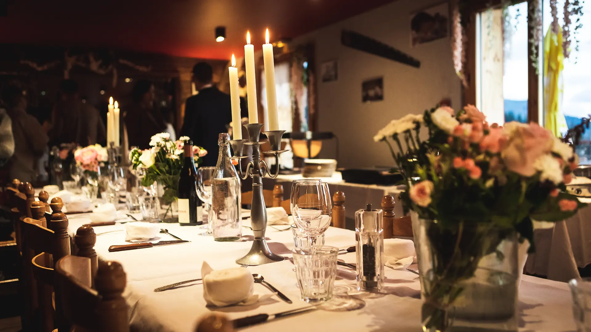 Zoom sur la décoration de table