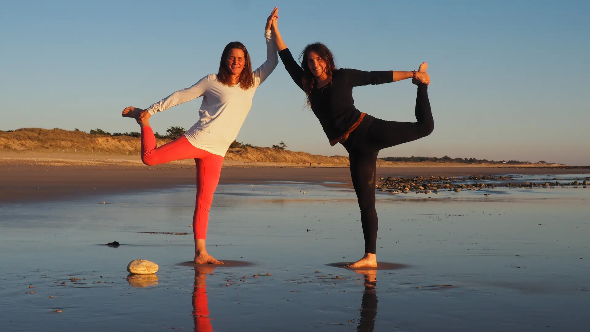 Yoga à la plage