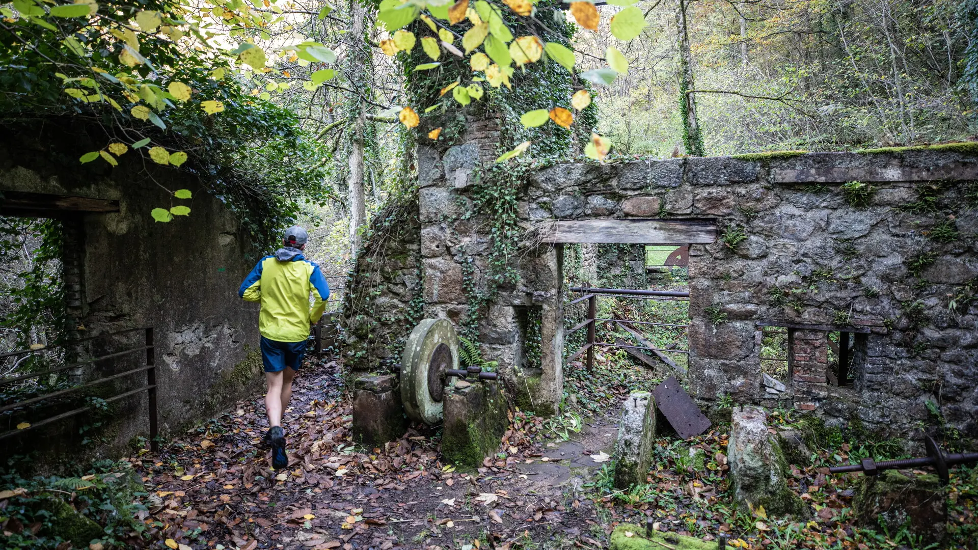 Itinéraire de trail à la vallée des Rouets, Thiers