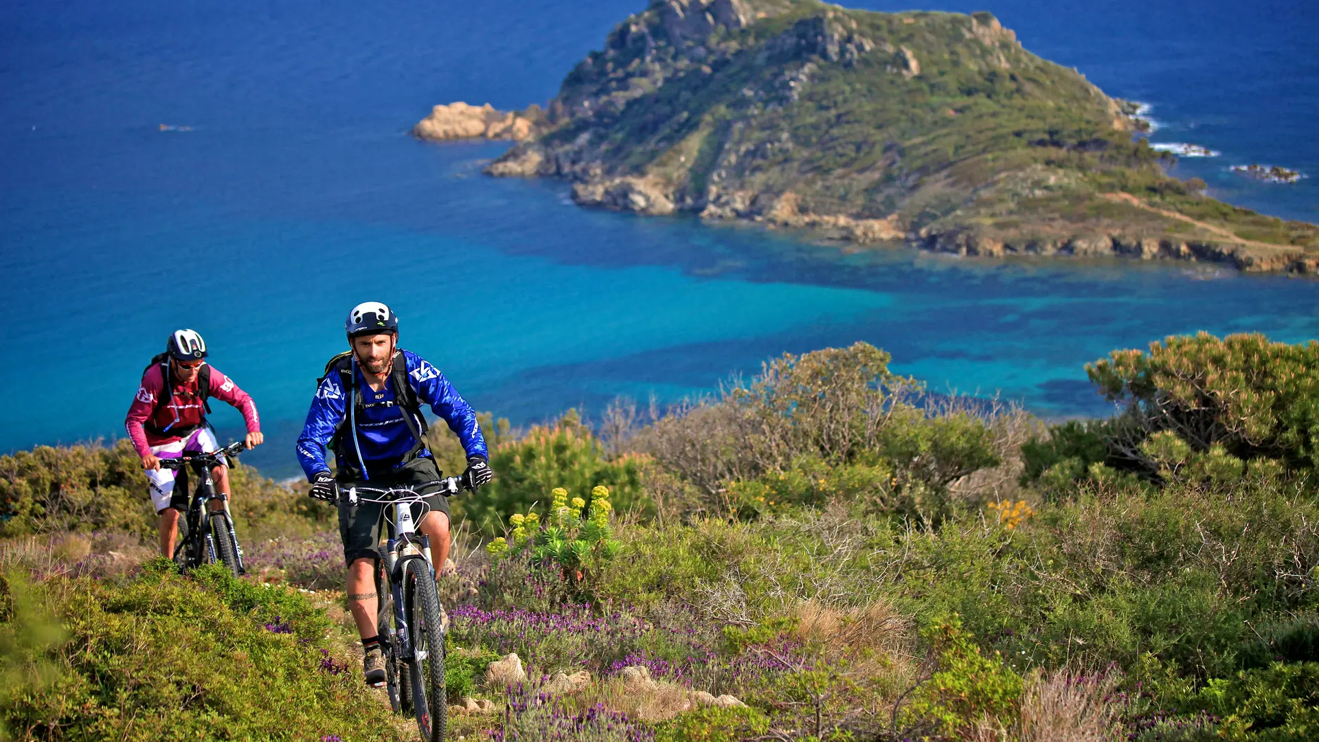 Randonnée guidée en VTT à Ramatuelle