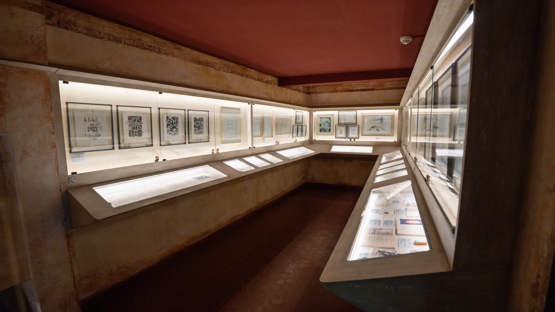 Pièce exposition du musée François Pétrarque.