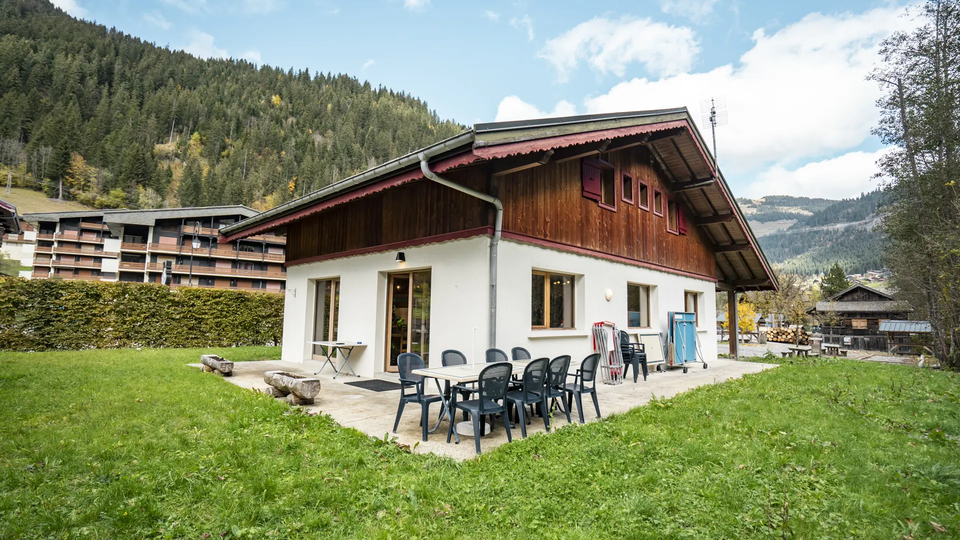 Le chalet en été