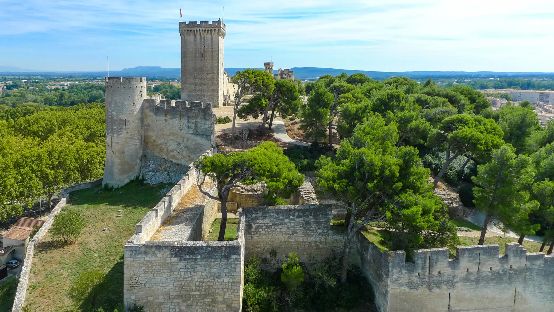 Vue aérienne sur la Forteresse