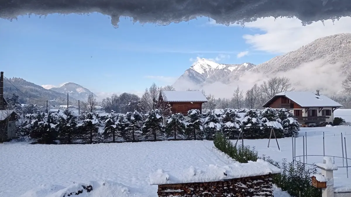 Vue depuis le chalet