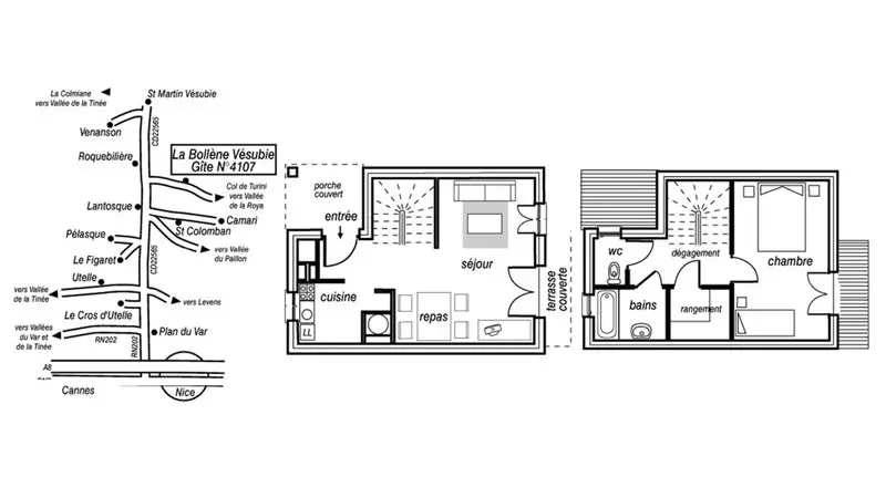 Gîte Freesia-Le plan-La Bollène-Vésubie-Gîtes de France des Alpes-Maritimes