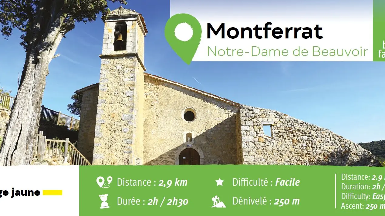 Randonnée pédestre: Notre Dame de Beauvoir