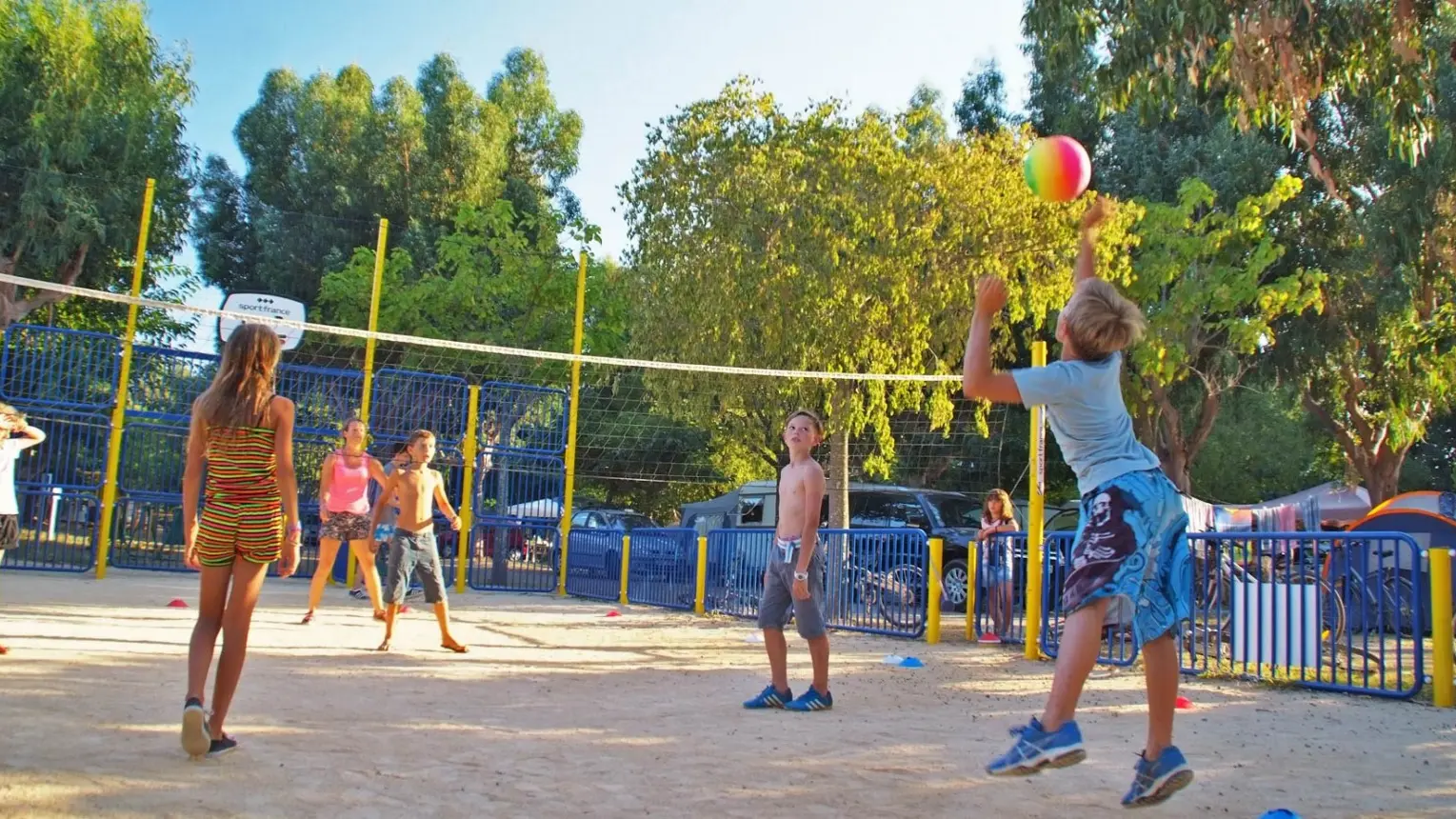 Sports activities at the Moulières campsite in La Londe les Maures