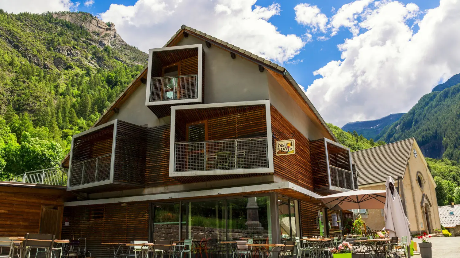 Auberge des Ecrins à Champoléon, vallée du Champsaur