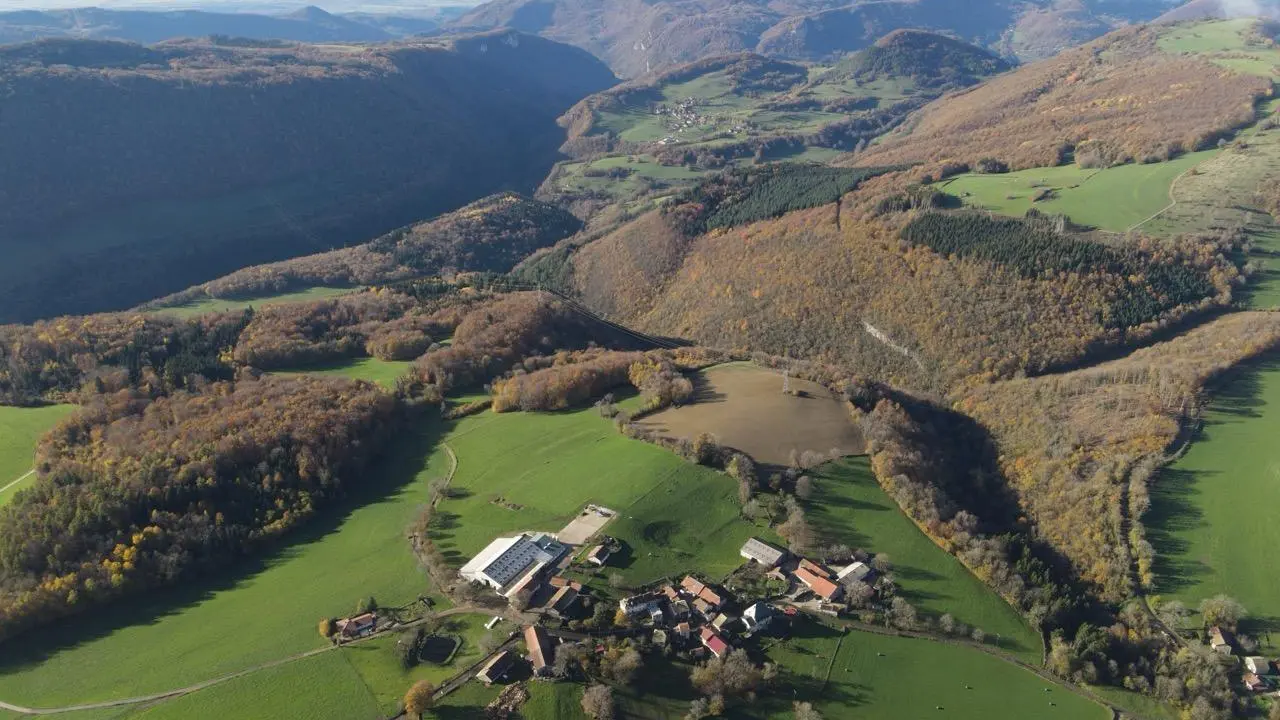 Indrieux vue du ciel