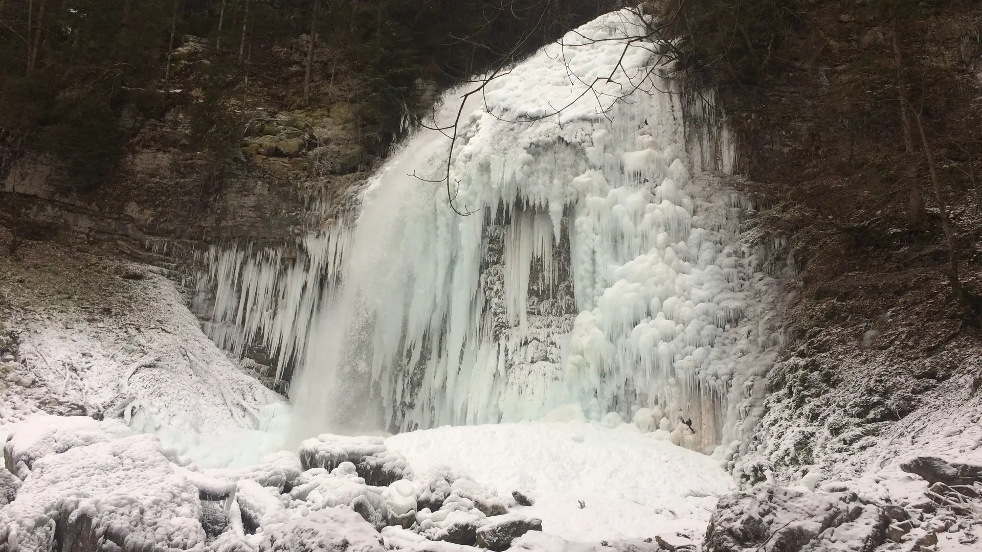 1ère cascade du Cirque de St Même