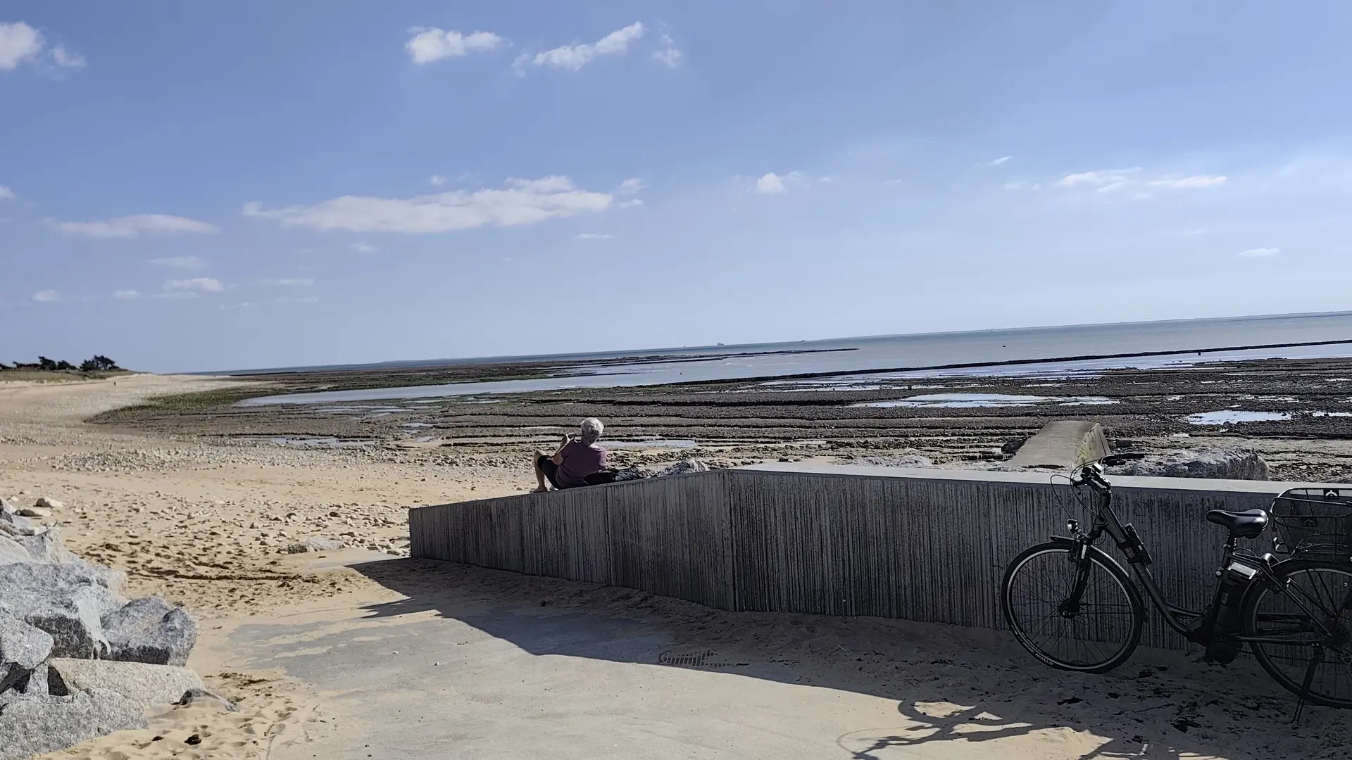 Plage de Montamer à marée basse 1
