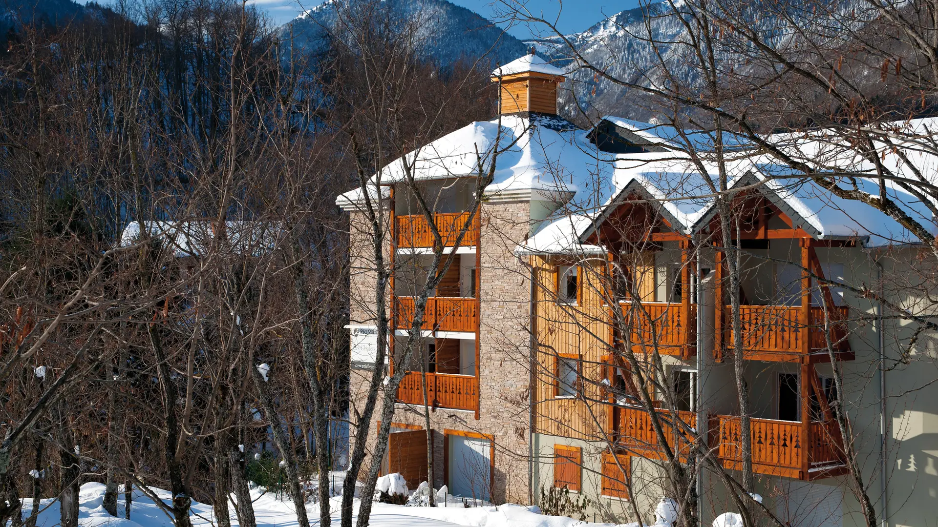 la résidence en hiver