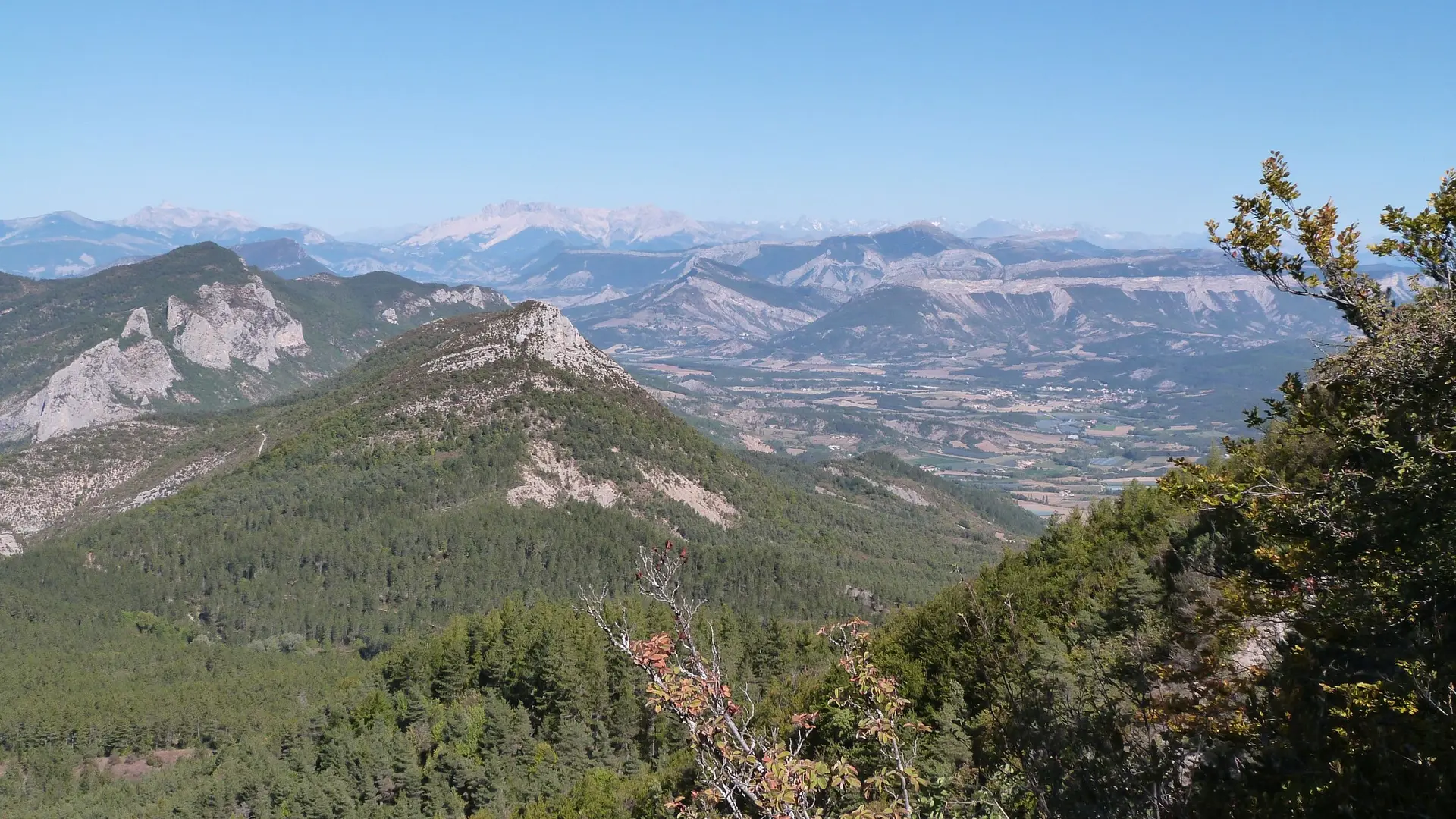 Panorama depuis la Montagne de Chabre