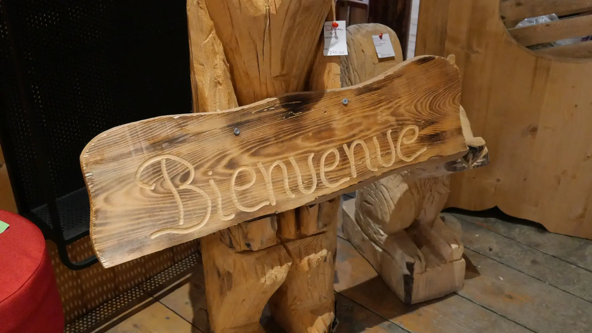 Panneau de bienvenue