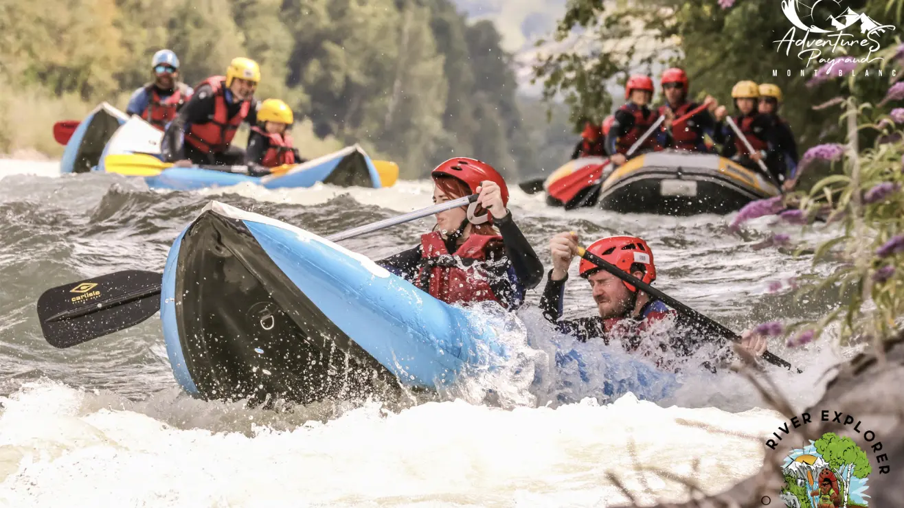 Navigation Aventures PASSY - Canoë-raft - River Explorer Original - Adventures Payraud Session Raft ©