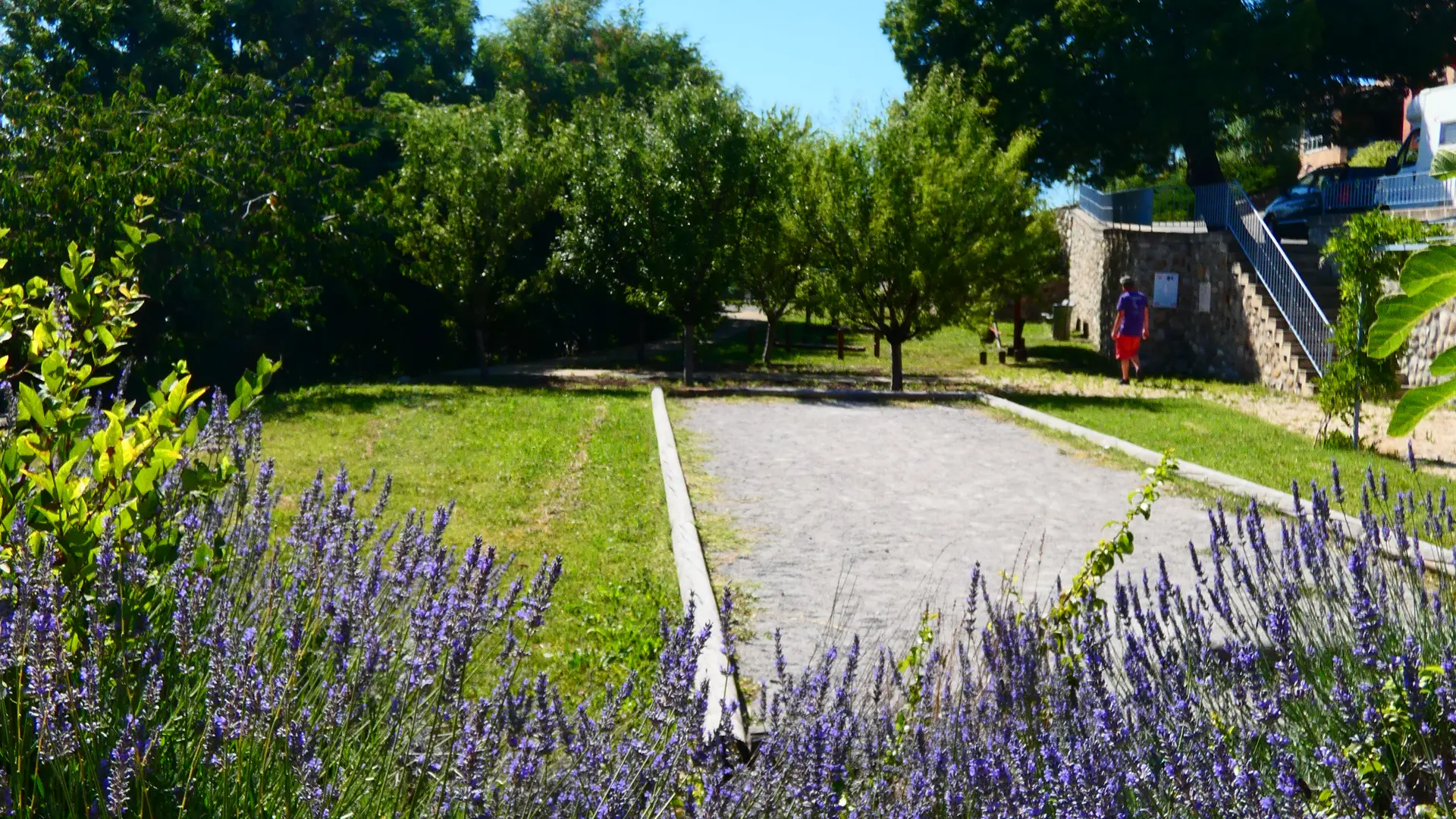 Jeux pour enfants et boulodrome