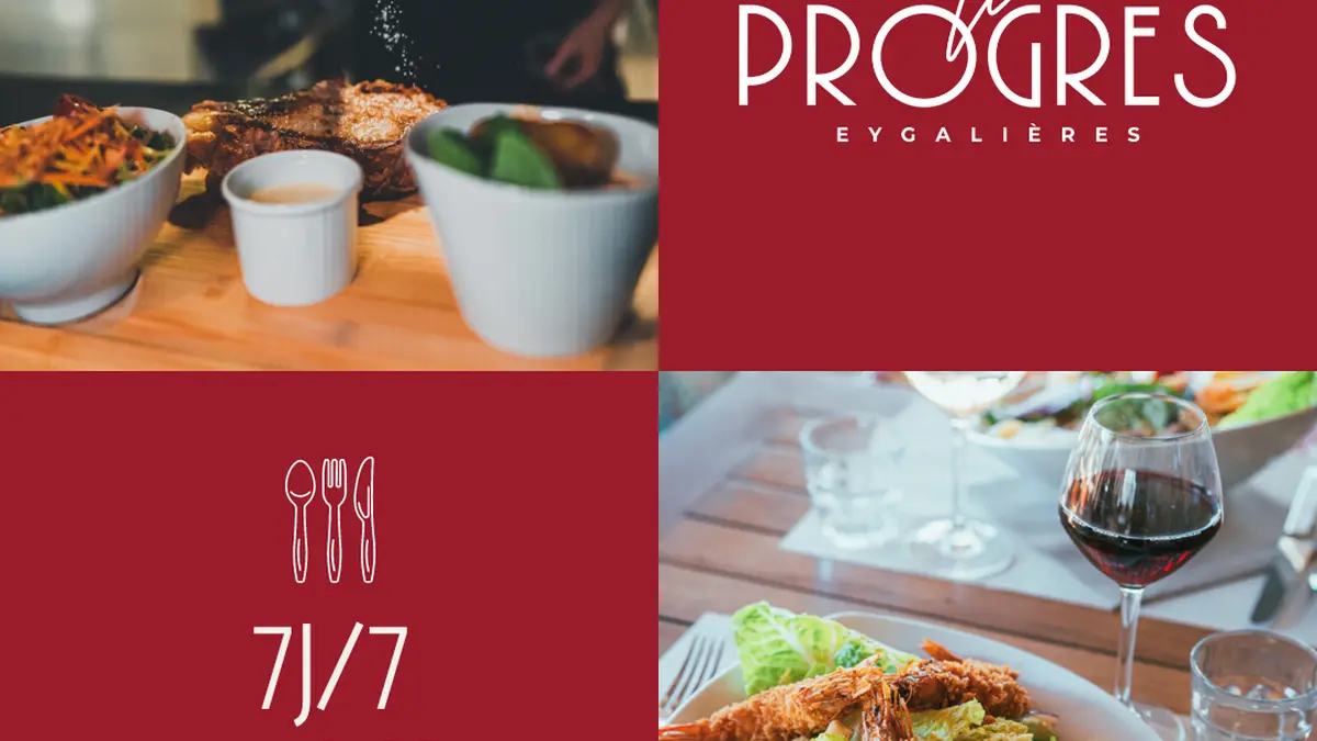 Restaurant Le Progrès à Eygalières