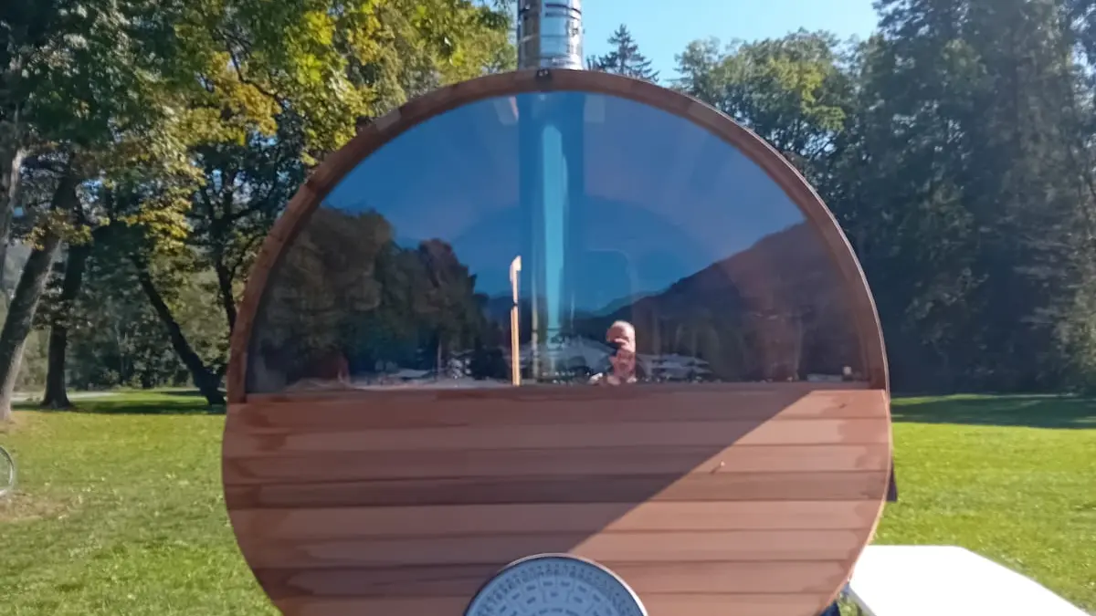 Sauna mobile au lac Bleu