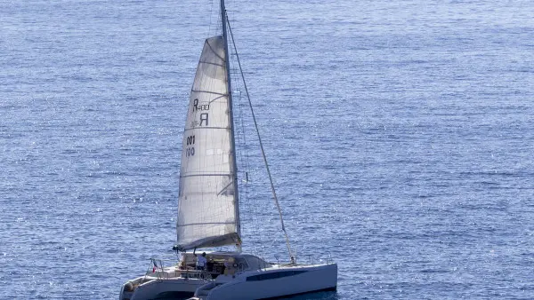 Catamaran sail ride in Frioul islands