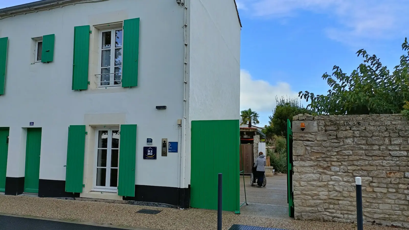 Site entrance