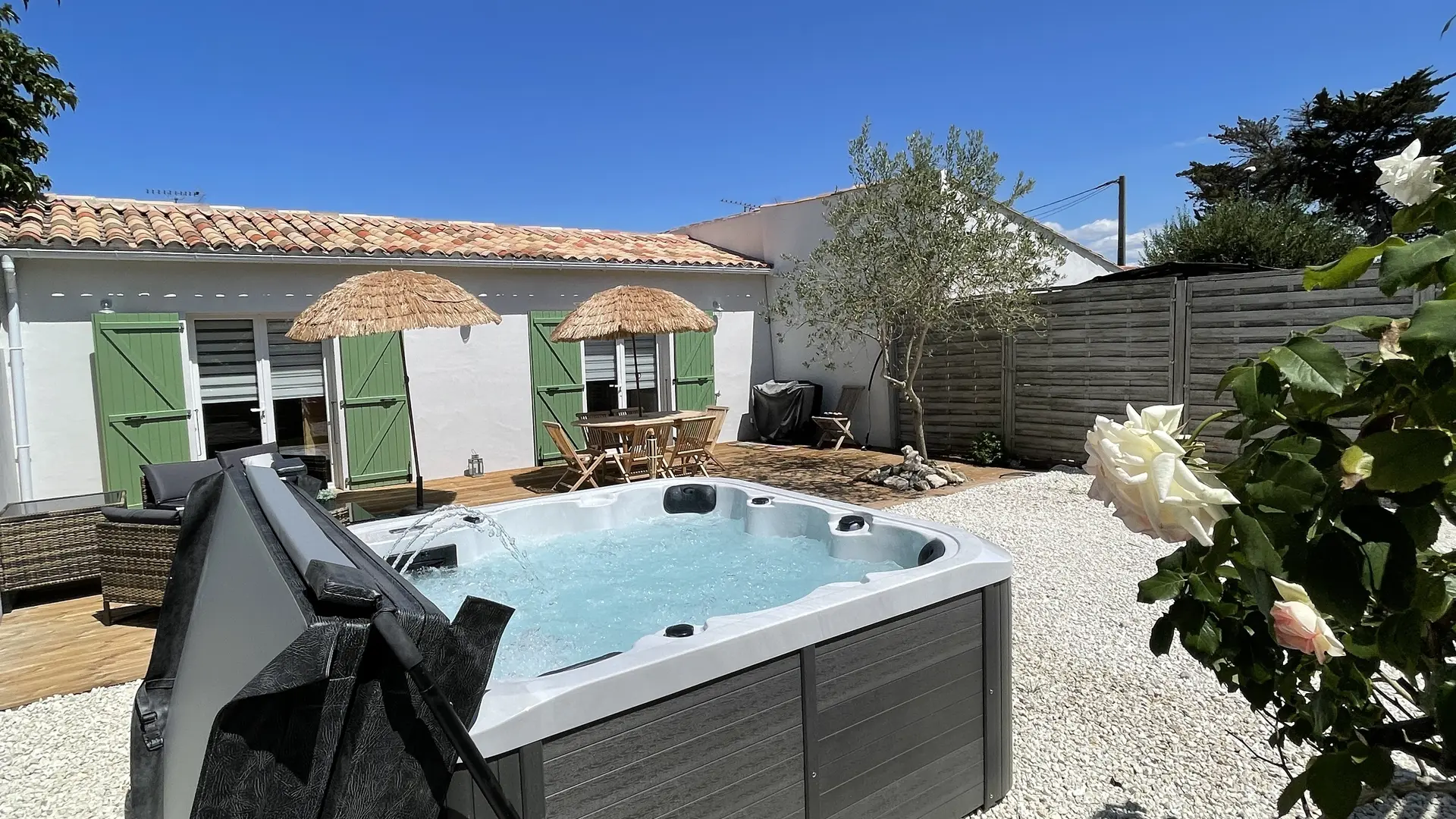 Extérieur de la maison Plein Sud