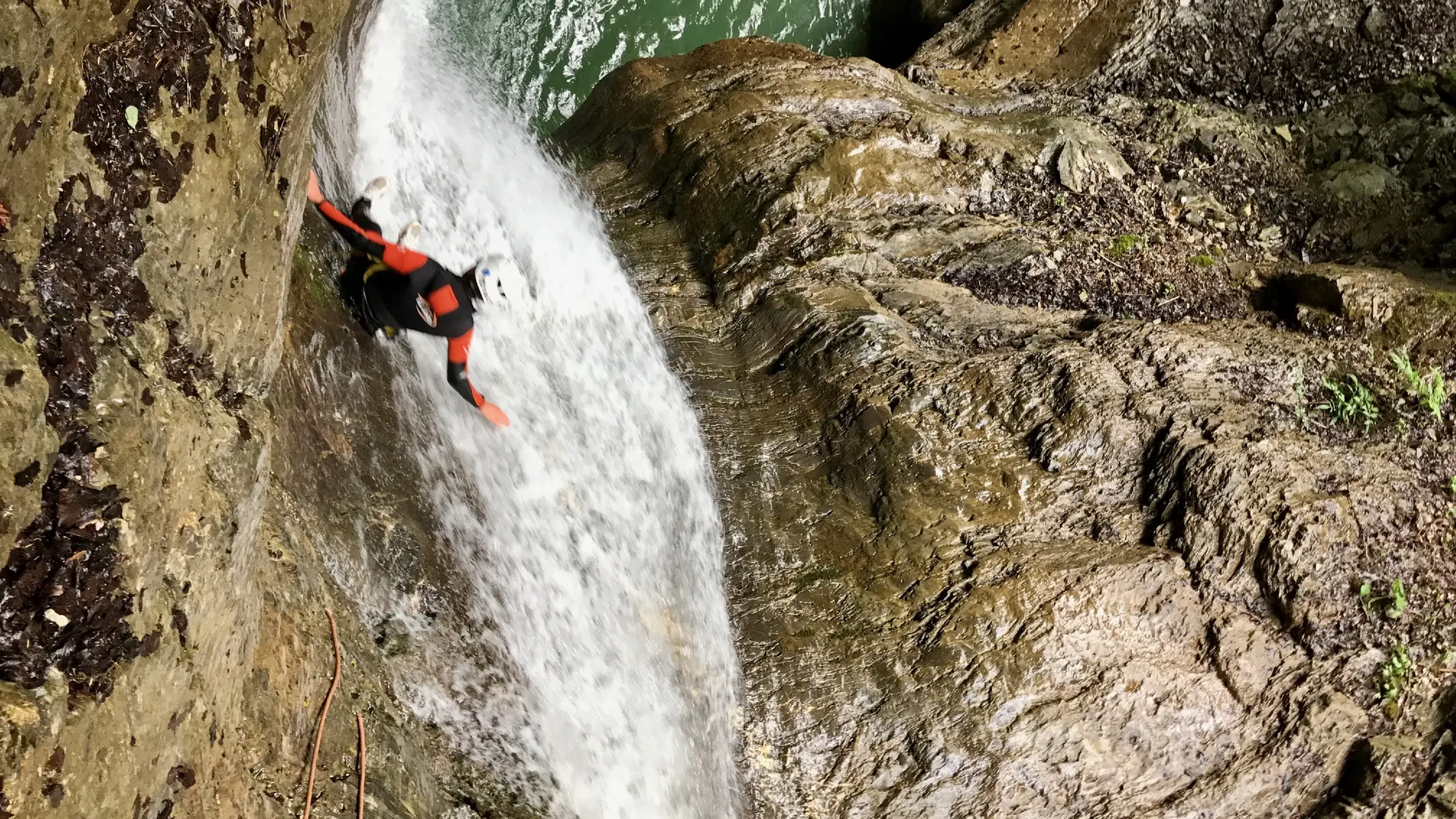 Canyoning  avec le bureau des guides Châtel-val d'Abondance