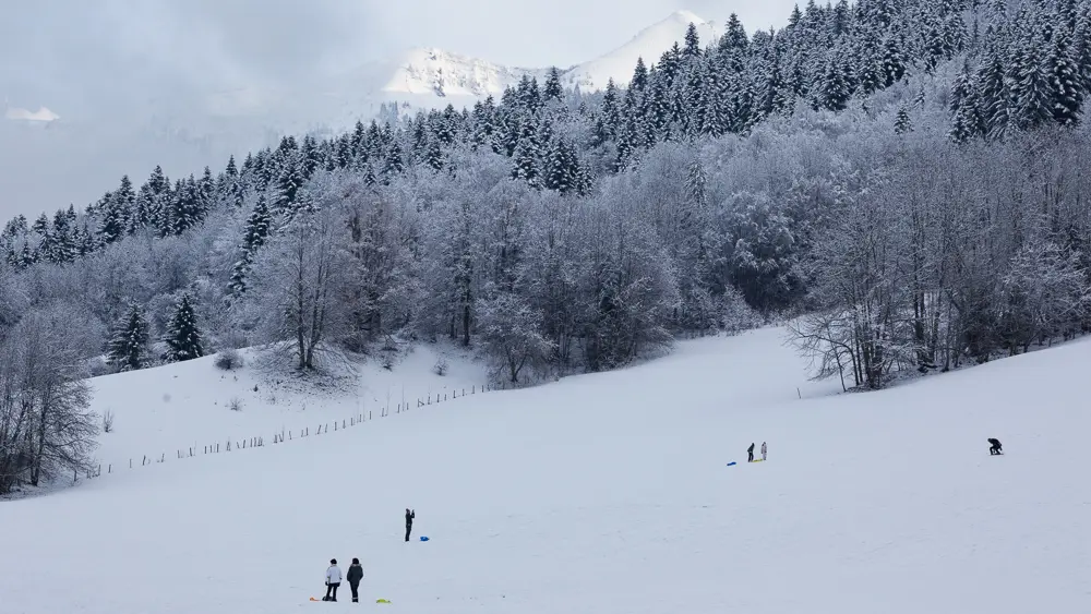 Circuit raquettes de l'Envers Bernex pays d'Evian