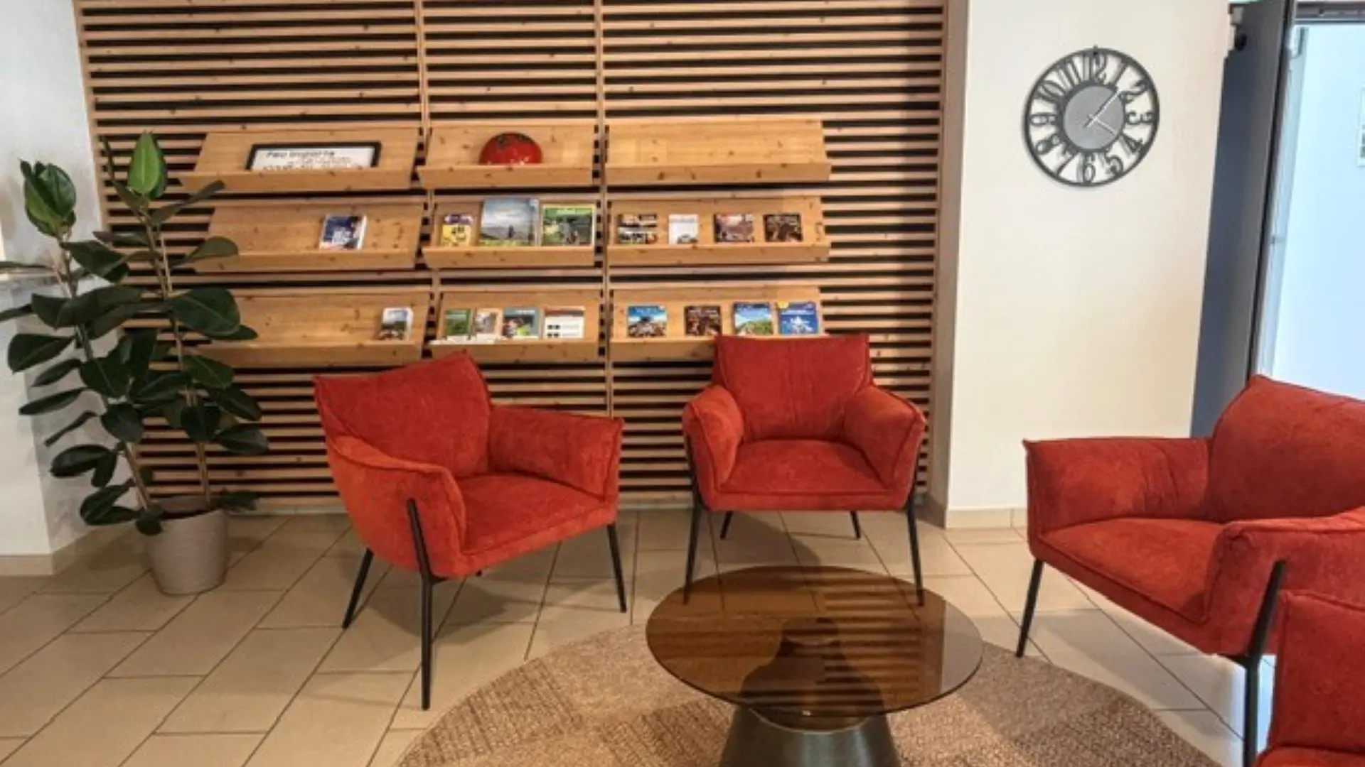 Coin détente à l'accueil