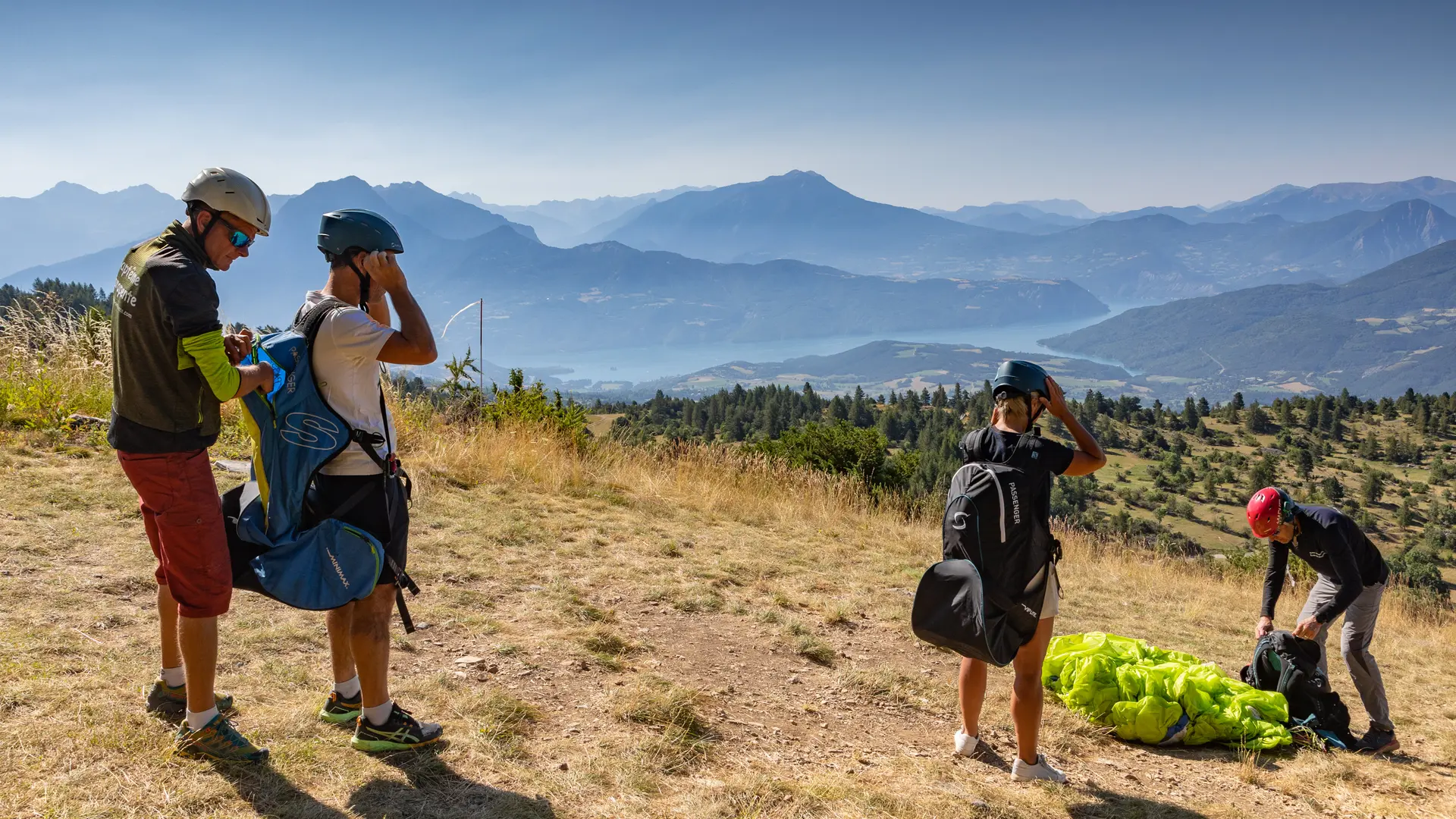 L'incroyable paysage du décollage
