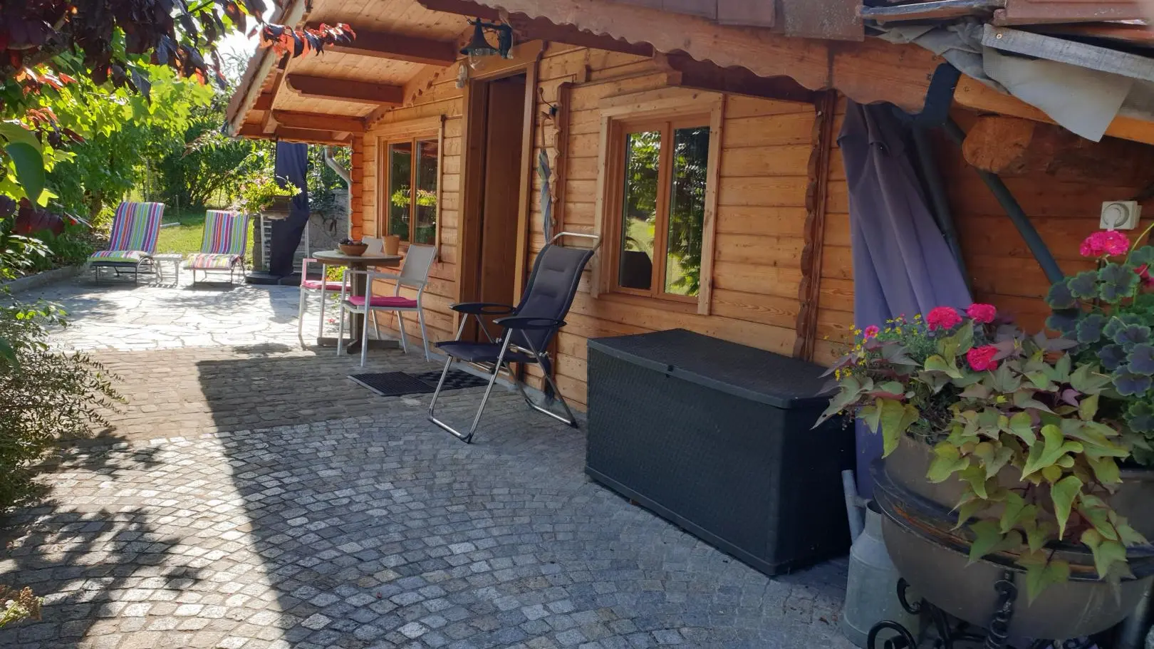entrée du chalet