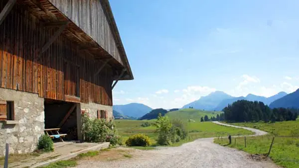 ferme plateau des Glières