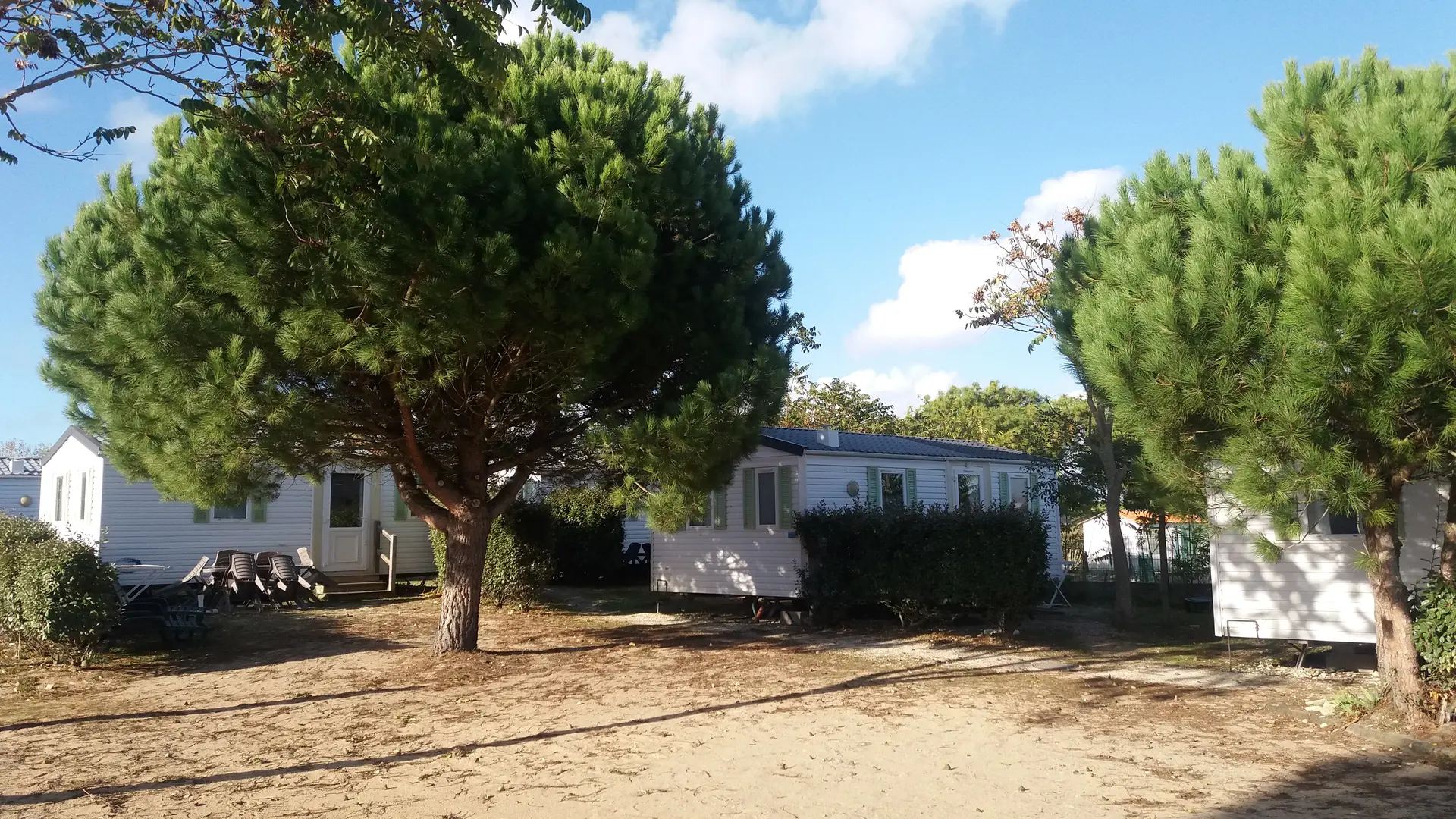 Mobil-homes au camping municipal Le Remondeau