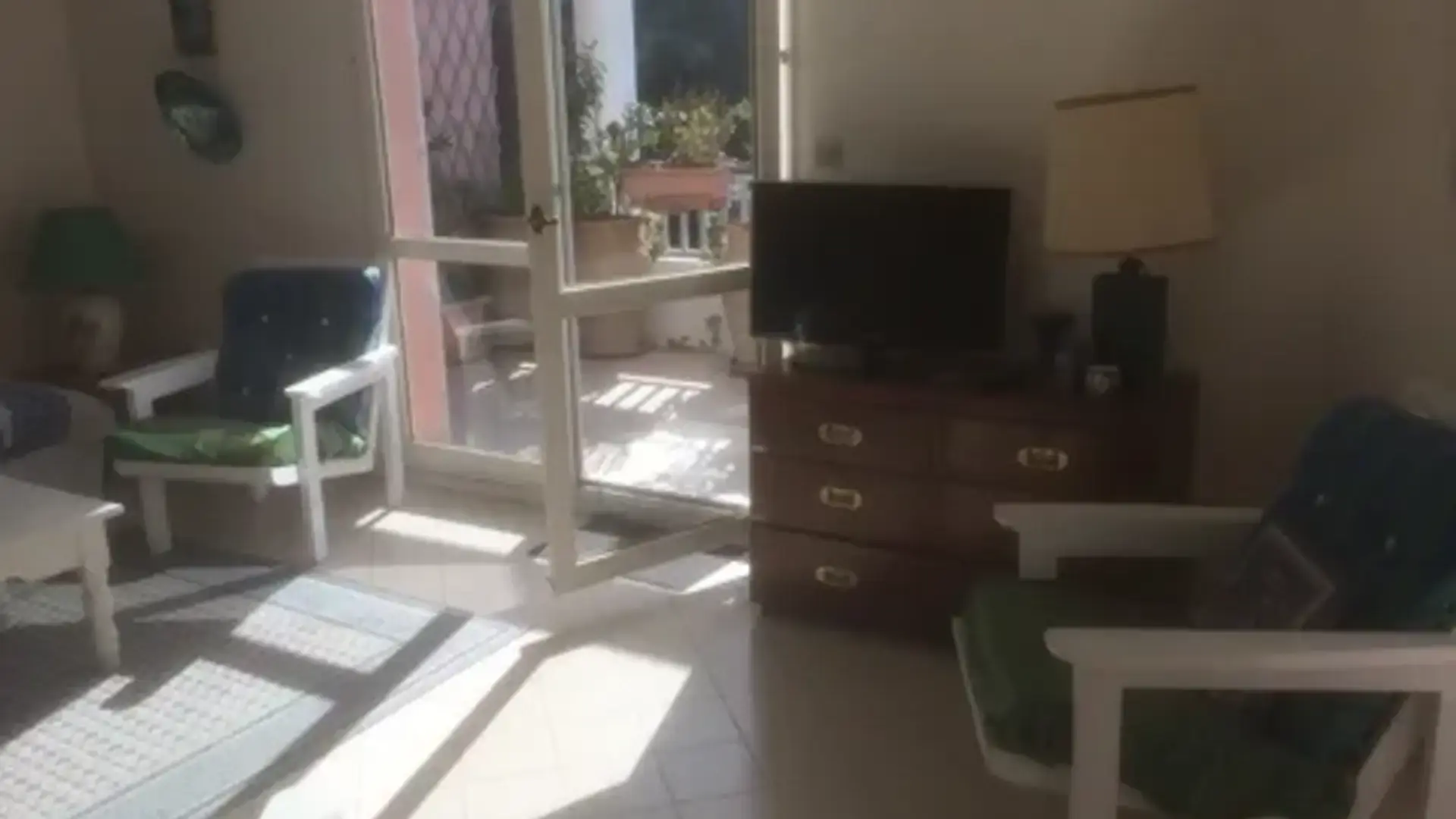 Salon et accès terrasse