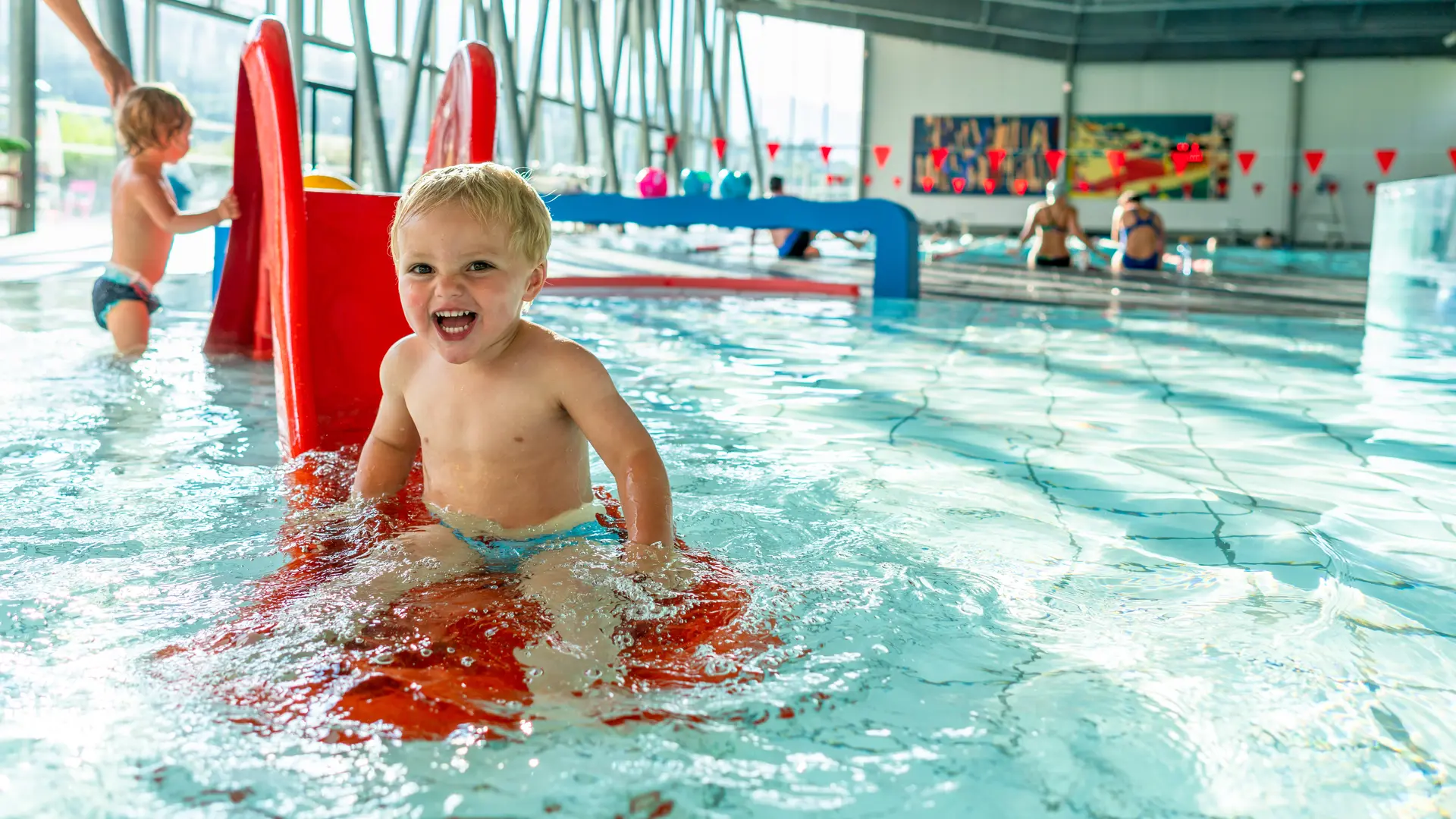 Bébés plouf piscine Saint-Gervais