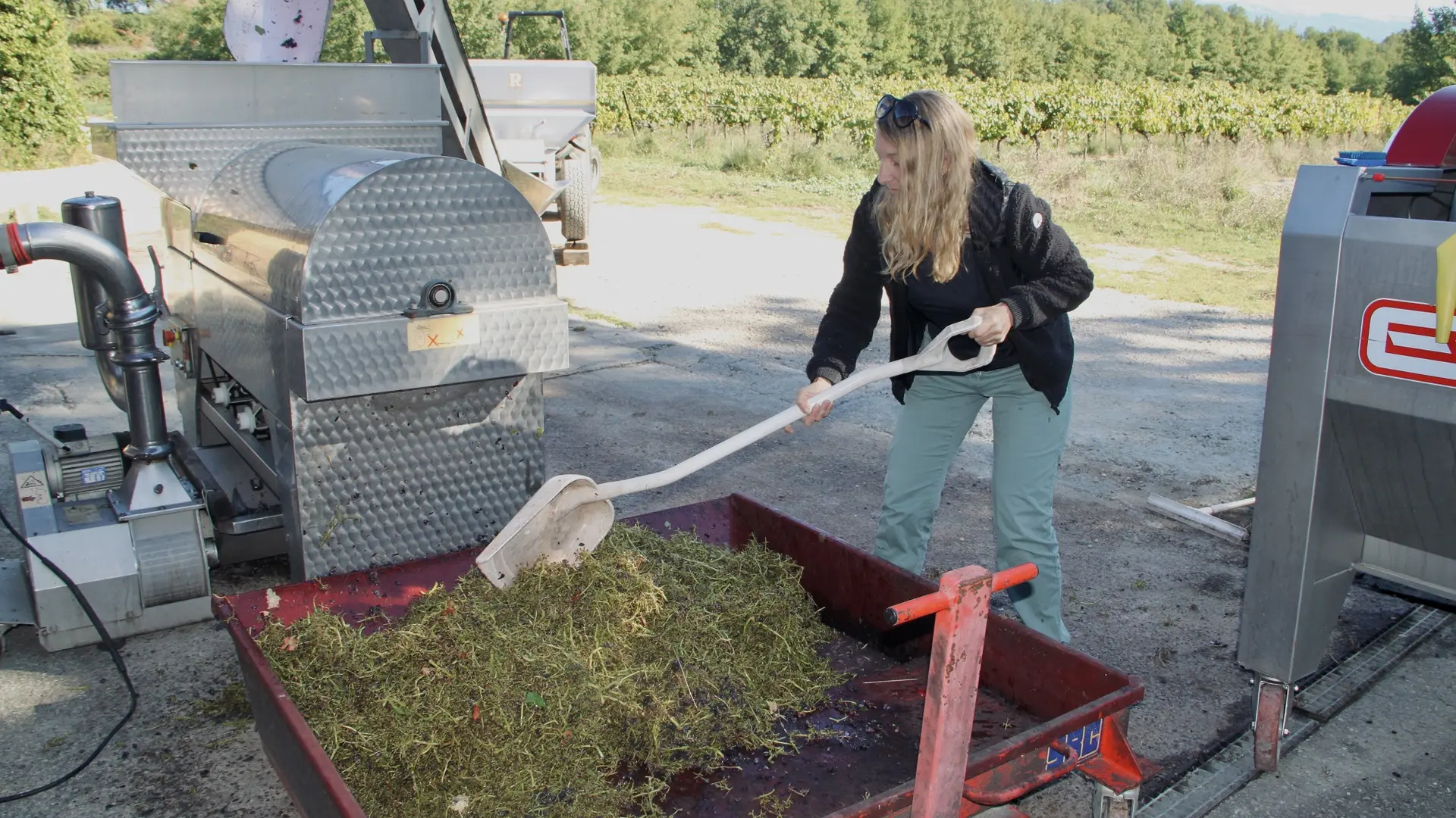 Le retournement du compost