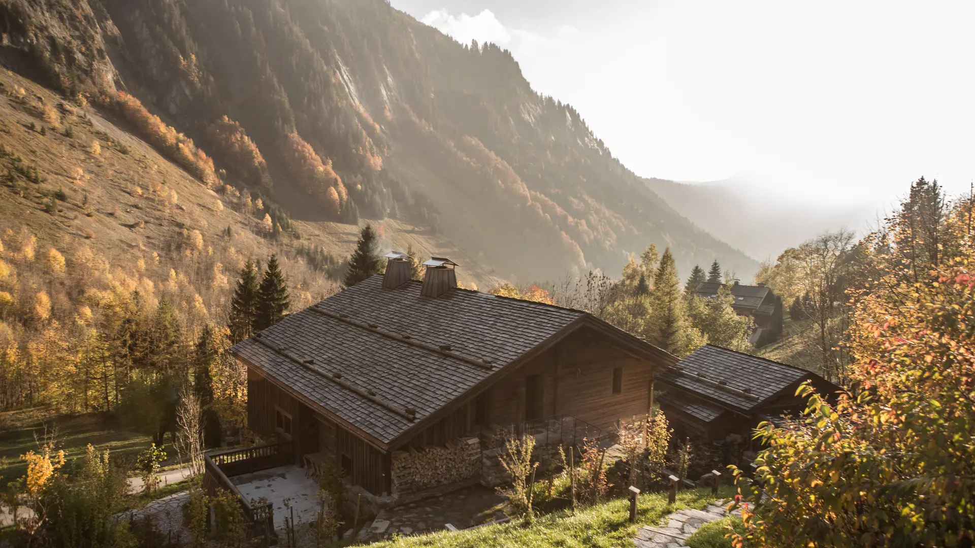 Chalet 1864 en été